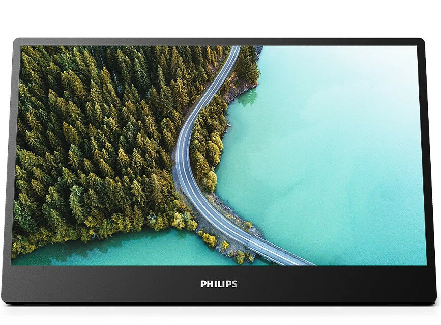 PHILIPS モニターモバイルディスプレイ 16B1P3300/11 (15.6インチ/IPS/FHD/micro - HDMI2.0 x 1, USB Type-Cx1 /チルト(角度調整)/ポータブル/ブルーライトカット/フリッカーフリー/HDR ready/省資源化パッケージ)