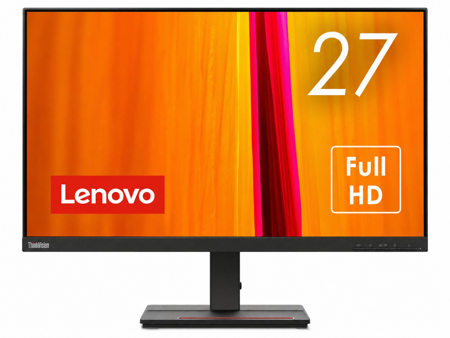 Lenovo ThinkVision S27e-20 27インチ フルHD IPS 液晶モニター HDMI VGA ノングレア VESA対応 チルト機能 中古モニター 3ケ月保証付き