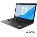 ノートパソコン 中古パソコン Webカメラ内蔵 Lenovo ThinkPad T480s 14インチ軽量薄型 IPS液晶フルHD 8世代Core i7-8650U vPro メモリ24GB NVMeSSD512GB Type-C Thunderbolt3 指紋認証 HDMI Office Windows11 送料無料