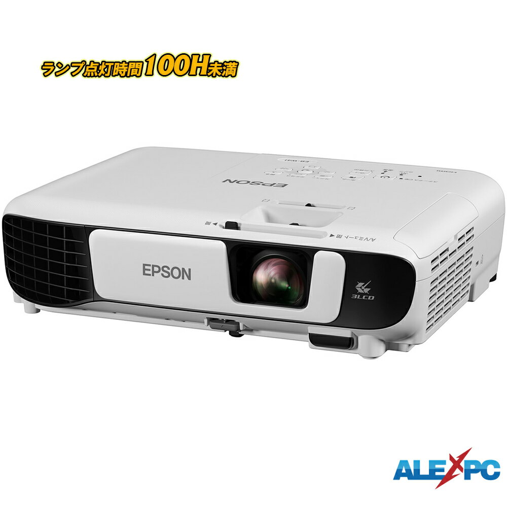 【中古・ランプ点灯時間100H未満】 プロジェクター EPSON EB-X41 3LCD方式 3600ルーメン VGA～UXGA 10億7000万色 無線LAN対応(オプショ..