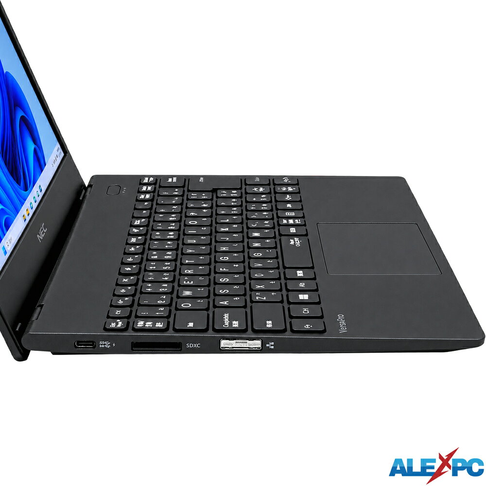 中古ノートパソコン IRカメラ顔認証+指紋認証 Wi-Fi6(802.11ax)+Bluetooth5.2 NEC VersaPro VC-B VK540 13.3型薄型軽量約990g スリムベゼルIPS液晶フルHD AMD Ryzen 5 5500U(6コア/12スレッド) メモリ16GB NVMeSSD256GB Type-C HDMI Office Windows11 送料無料 商品画像2