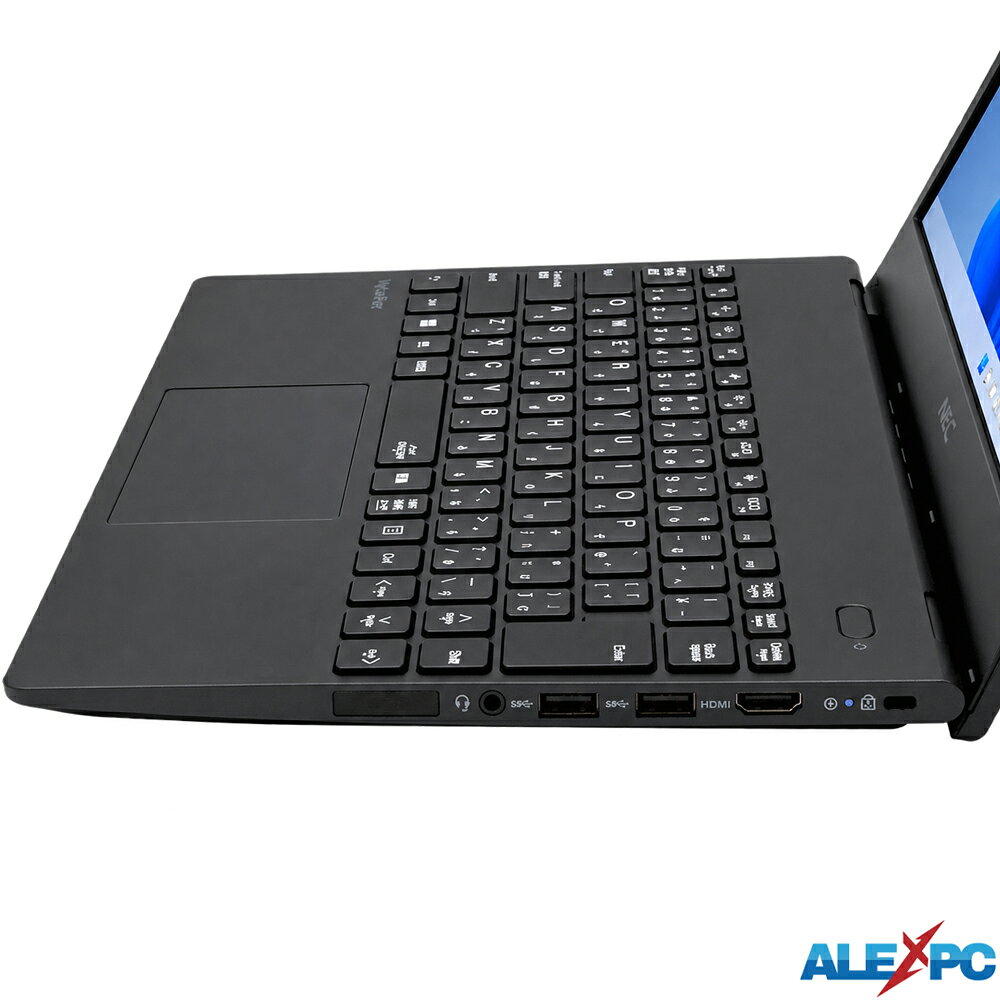 中古ノートパソコン IRカメラ顔認証+指紋認証 Wi-Fi6(802.11ax)+Bluetooth5.2 NEC VersaPro VC-B VK540 13.3型薄型軽量約990g スリムベゼルIPS液晶フルHD AMD Ryzen 5 5500U(6コア/12スレッド) メモリ16GB NVMeSSD256GB Type-C HDMI Office Windows11 送料無料 商品画像3