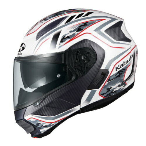 OGK カブト(オージーケーカブト) RYUKI ENERGY XL61-62cm ホワイトレッド