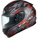 OGK カブト(オージーケーカブト) SHUMA FLAME XL61-62cm フラットブラックレッド