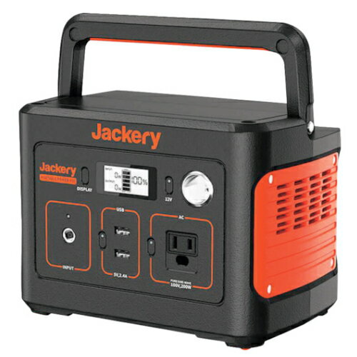 Jackery(ジャクリ) [直送3]Jackery(ジャクリ) ポータブル電源 400 大容量112200mAh/400Wh アウトドア キャンプ 防災 ソーラー充電対応 PTB041