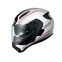 OGK カブト(オージーケーカブト) RYUKI BEAM XL61-62cm ホワイトレッド