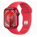 楽天PCボンバー　楽天市場店Apple（アップル） Apple Watch Series 9 GPSモデル 41mm MRXH3J/A （PRODUCT）REDスポーツバンド M/L