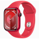 楽天PCボンバー　楽天市場店Apple（アップル） Apple Watch Series 9 GPSモデル 41mm MRXG3J/A （PRODUCT）REDスポーツバンド S/M