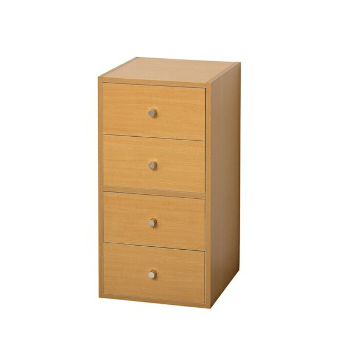 KUROSHIO(クロシオ) [直送10]自在チェスト4段 40162 ナチュラル (本州九州限定)