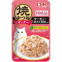 いなばペットフード 焼かつお ディナー サーモン・ほたて貝柱入り 50g