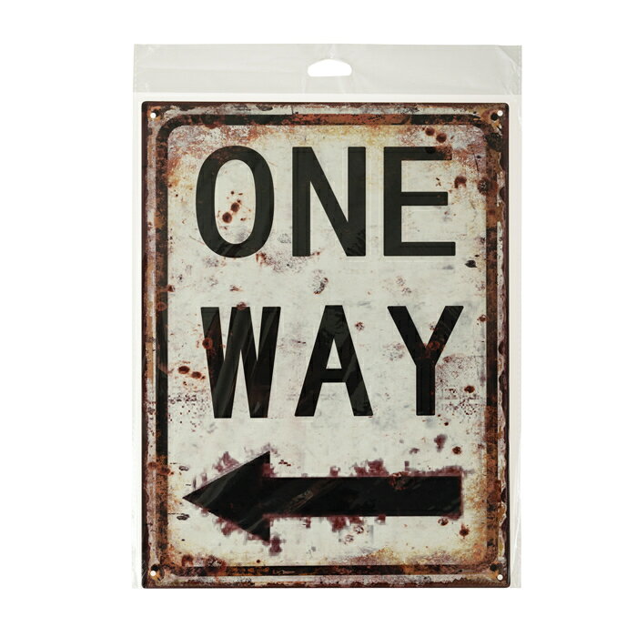 綿半プライベートブランド サインプレート ONE WAY [2]