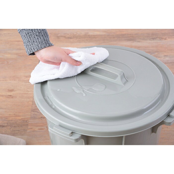 東谷/AZUMAYA [直送3]ゴミ箱 ダストボックス ペール 45L LFS-765GR グリーン (直径42.5×高さ52)(本州四国九州限定) [3]