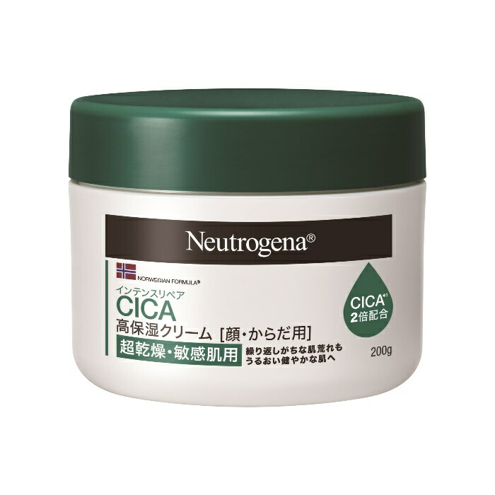 Rakuten - ニュートロジーナ インテンスリペア CICA 高保湿クリーム ジャー 200g