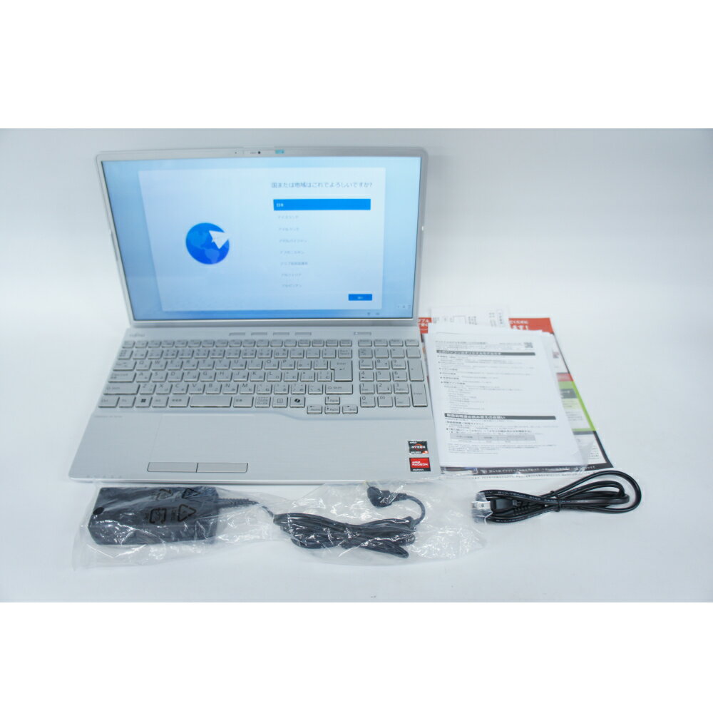 Panasonic - 富士通(フジツウ) [中古B]FMV LIFEBOOK AH450/JA FMVA450JSA ファインシルバー (OSクリーンインストール、OfficeH＆B2024付属)