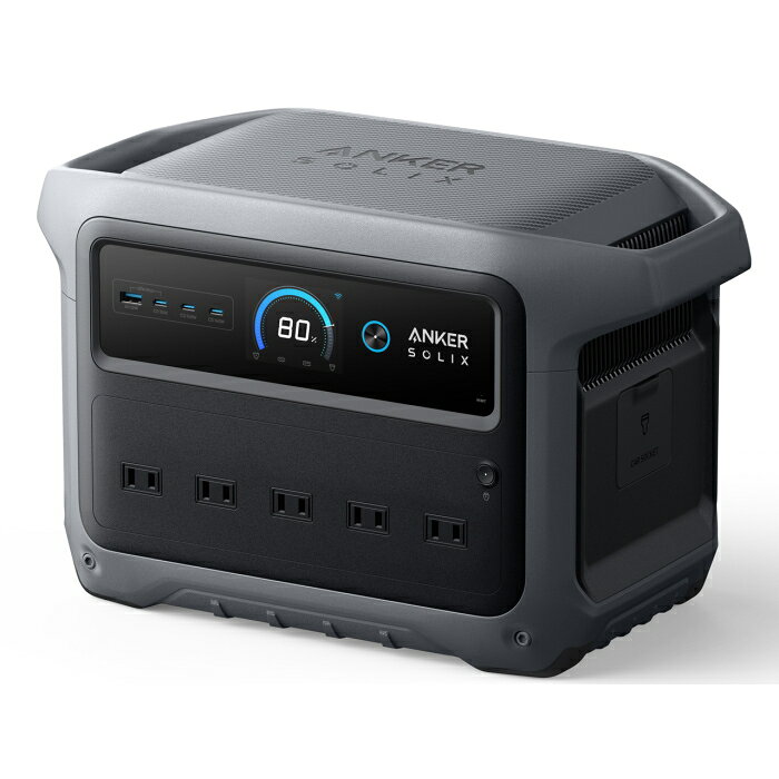 アンカー・ジャパン Solix C1000 Gen 2 Portable Power Station A17635Z1 ダークグレー (ポータブル電源) 防災対策