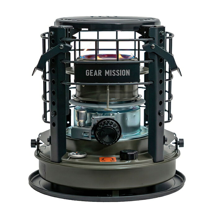 トヨトミ GEAR MISSION K3-GM1(G) オリーブグリーン (煮炊き暖房兼用石油こんろ)