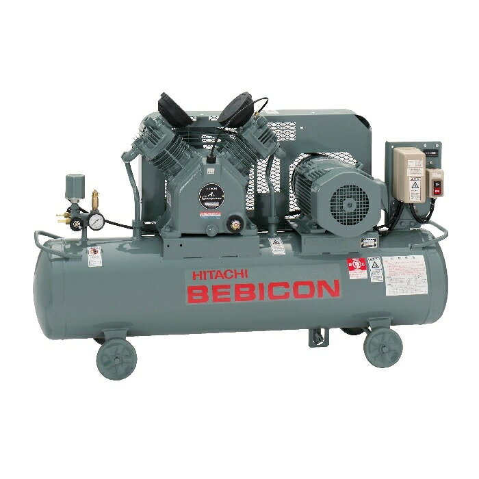 日立(ヒタチ) 日立 コンプレッサー 3.7P-9.5VP6 60Hz専用 ベビコン タンクマウント...