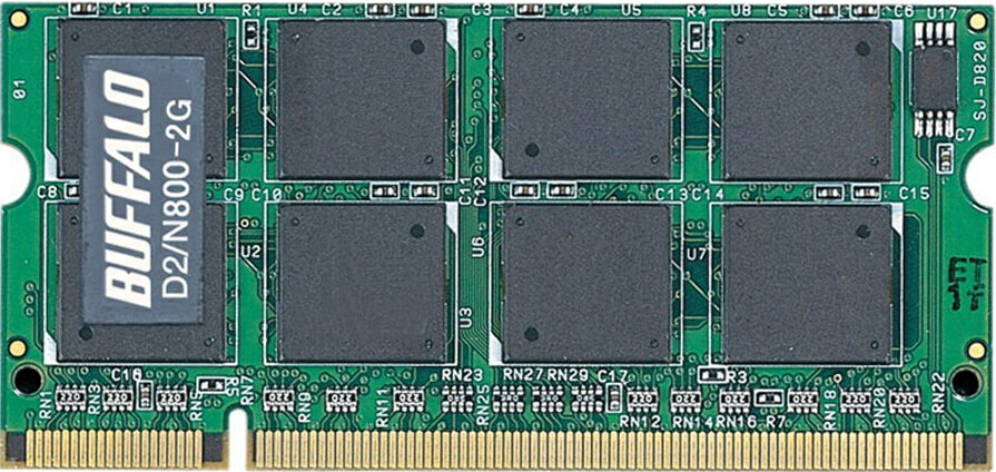 BUFFALO D2/N800-2G PC2-6400S (DDR2-800) 2GB【中古】