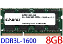 y|Cg2{zSUNEAST TC[Xg PC3-12800S (DDR3-1600) 8GB SO-DIMM 204pin m[gp\Rp ^ԁFSE3N1600-8G (1.35V / 1.5V Ή) ʎ (2Rx8) ۏؕiyÁz