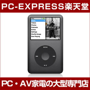 【ポイント最大22倍★7/2(木)23:59まで】【送料無料】アップル iPod classic ブラック [MB565J/A]【在庫目安:あり】