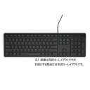 【在庫目安:あり】Dell Technologies CK580-ADLC-0A Dell マルチメディアキーボード（日本語）- KB216 - ブラック - リテールパッケージ