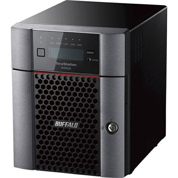 【送料無料】バッファロー WS5420DN32W2 TeraStation WS IoT 2022 for Storage Workgroup Edition搭載デスクトップNAS 4ベイ 32TB【在庫目安:僅少】| パソコン周辺機器 WindowsNAS Windows Nas RAID 外付け 外付