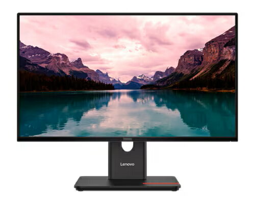 【送料無料】レノボ・ジャパン 64A4MARXJP ThinkVision T24-40 (23.8型/ 1920×1080/ HDMI、DP、VGA/ レイヴンブラック/ スピーカー：無し)【在庫目安:僅少】| 家電 ディスプレイ