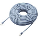 ELECOM LD-GPAT/BU40/RS LANケーブル/ CAT6A対応/ EU RoHS指令準拠/ 爪折れ防止/ 簡易パッケージ仕様/ 40m/ ヨリ線/ ブルー