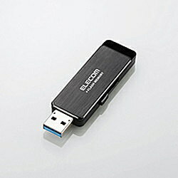 【送料無料】ELECOM MF-ENU3A64GBK USBフラッシュ/ 64GB/ ハードウェア暗号化機能/ ブラック/ USB3.0【在庫目安:お取り寄せ】