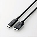 USB3.1ケーブル/Gen2/C-microBタイプ/認証品/3A出力/0.5m/ブラック ■USB Type-Cを搭載しているパソコンなどに、USB3.1/3.0 micro-Bを搭載しているHDDなどの機器を接続できるUSB3.1ケーブルです。 ■USB3.1の規格である「Certified SUPERSPEED+ USB(USB3.1)」の正規認証品です。 ■USB Type-Cコネクタは、ウラ、オモテに関係なくケーブルを挿し込めます。 ■最大10Gbpsの超高速データ転送が可能です。 ■最大15W(5V/3A)の大電流で接続機器の充電が可能です。※ご使用になるパソコンなどの性能によって、供給される電流値が異なります。USB Power Delivery非対応です。 ■難燃性の素材を使用し、安全性を高めています。 ■外部ノイズの干渉から信号を保護する3重シールドケーブルを採用しています。 ■コネクタ形状:USB Type-Cオス-USB3.1 Micro-Bオス ■対応機種:USB Type-C端子搭載のパソコン及びUSB3.1/3.0Micro-B端子搭載のパソコン周辺機器 ■ケーブル長:0.5m※コネクタ含む ■ケーブル太さ:4.8mm ■規格:USB3.1規格正規認証品 ■対応転送速度:最大10Gbps ※理論値 ■プラグメッキ仕様:金メッキピン ■シールド方法:3重シールド ■ツイストペアケーブル(通信線):○ ■カラー:ブラック ■パッケージ形態:PET箱+紙台紙 詳細スペック 長さ0.5m 色ブラック 端子USBType-Cオス-USB3.1Micro-Bオス 規格USB3.1規格正規認証品 備考金メッキピン、3重シールド