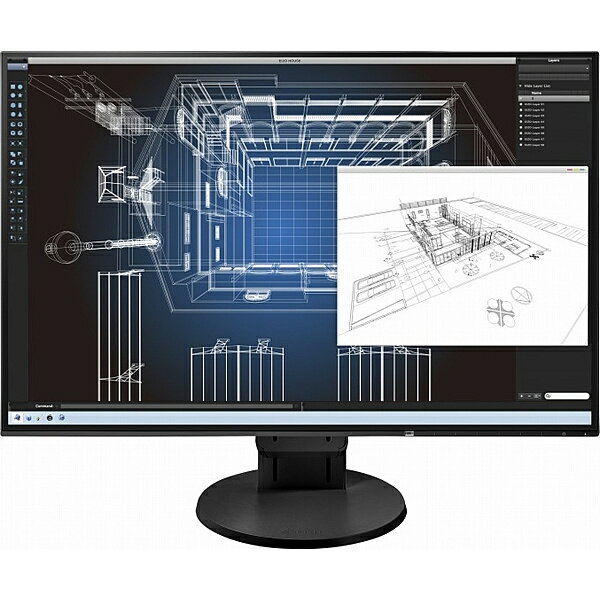 【送料無料】EIZO EV2456-BK 液晶ディスプレイ 24.1型/ 1920×1200/ DVI、HDMI、D-Sub、DisplayPort/ ブラック/ スピーカー：あり【在庫..