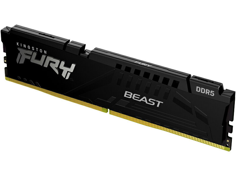8GB DDR5 5200MHz CL40 DIMM FURY Beast Black DDR5オーバークロックモデル、Alder Lake CPU対応