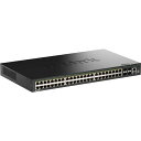 【送料無料】D-Link DGS-1530-52P/A1 DGS-1530-52P ギガビットL2スタッカブルスマートマネージドスイッチ、PoE+(最大370W...