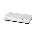 【送料無料】バッファロー LSW7-GT-8EPL/WH Giga8ポート スイッチングハブ 電源外付け プラスチック筐体 マグネットなし ホワイト【在庫目安:お取り寄せ】| パソコン周辺機器