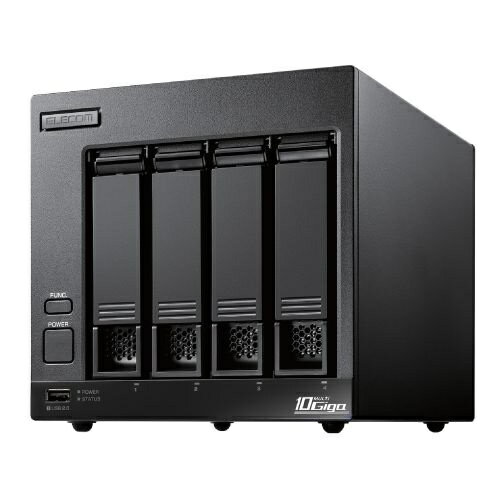 ELECOM NSB-74D04TS22 Windows Server IoT 2022 for Storage搭載NAS/ Atom/ スタンダード/ 4ベイ/ 4TB| パソコン周辺機器 WindowsNAS Windows Nas RAID 外付け 外付