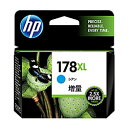 【在庫目安:あり】CB323HJ HP 178XL インクカートリッジ シアン(増量)| インク インクカートリッジ インクタンク 純正 純正インク