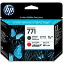 【送料無料】CE017A HP771 プリントヘッド マットブラック / クロムレッド【在庫目安:僅少】