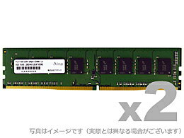 【送料無料】アドテック ADS2666D-16GW DDR4-2666 288pin UDIMM 16GB×2枚【在庫目安:お取り寄せ】