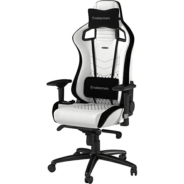 【送料無料】アーキス NBL-PU-WHT-002 noblechairs EPIC ゲーミングチェア オフィスチェア ノーブルチェアーズ エピック プレミアムホワイト【在庫目安:お取り寄せ】