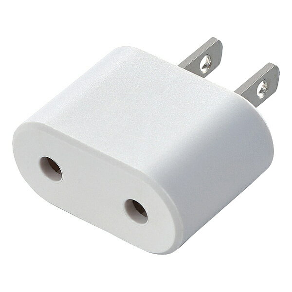ELECOM T-NHPACWH 日本用変換プラグ/ Cタイプ/ ホワイト【在庫目安:お取り寄せ】| 電源タップ サーバー..