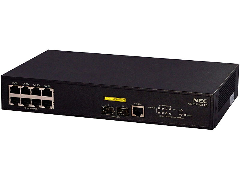 【送料無料】NEC B02014-01101 QX-S1108GT-2G 1GbEベーシック・レイヤ2スイッチ【在庫目安:僅少】| パソコン周辺機器 スイッチングハブ L2スイッチ レイヤー2スイッチ スイッチ ハブ L2 ネットワーク PC パソコン