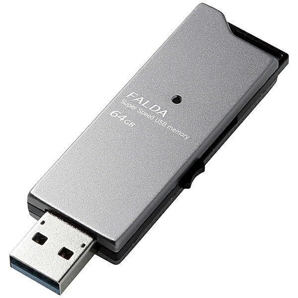 yzELECOM MF-DAU3064GBK USB[/ USB3.0Ή/ XCh/ / FALDA/ 64GB/ ubNy݌ɖڈ:񂹁z| p\RӋ@