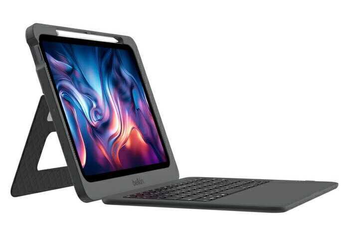 【送料無料】belkin TBA002ja Connect USB-C Keyboard Folio with Display Hub for iPad (10th gen/A16)【在庫目安:お取り寄せ】