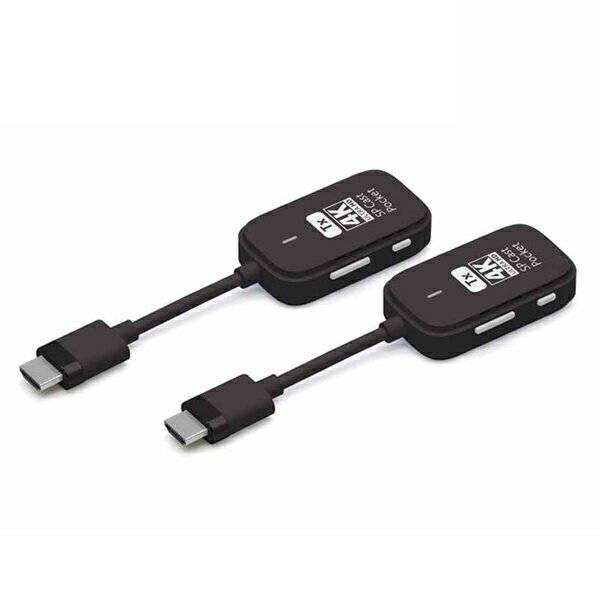 【送料無料】プリンストン SPCASTPOCKET4K-H1SET 4K対応ワイヤレスプレゼンテーション HDMI子機×2台セット（子機のみ）【在庫目安:僅少】