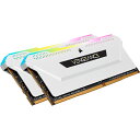 【送料無料】コルセア(メモリ) CMH16GX4M2D3600C18W DDR4 3600MHz 8GBx2 DIMM 18-22-22-42 XMP 2.0 VENGEANCE RGB PRO SL White for AMD ＆ Intel【在庫目安:お取り寄せ】