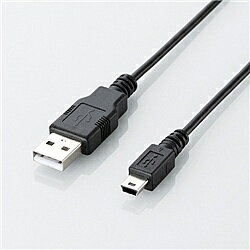 ELECOM U2C-JM05BK USB2.0֥/ A-miniB/ / 0.5m/ ֥åں߸ܰ:󤻡| ѥյ USB ֥  ֥å ޡȥե