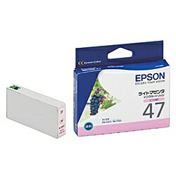 EPSON ICLM47 メーカー純正 インクカートリッジ ライトマゼンタ【在庫目安:お取り寄せ】| 消耗品 インク インクカートリッジ インクタンク 純正 インクジェット プリンタ 交換 新品 マゼンタ