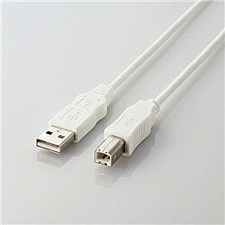 ELECOM USB2-ECO05WH EU RoHS USB2.0֥ AB/ 0.5m(ۥ磻)ں߸ܰ:󤻡| ѥյ USB ֥ ץ TypeA TypeB