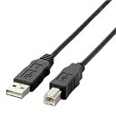 【在庫目安:あり】ELECOM USB2-ECO20 EU ABタイプ/ RoHS指令準拠USBケーブル ABタイプ/ 2.0m(ブラック)| パソコン周辺機器 USB ケーブル プリンタ TypeA TypeB