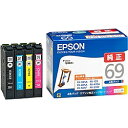【在庫目安:あり】【送料無料】EPSON IC4CL69 ビジネスインクジェット用 インクカートリッジ(4色パック)| 複合機 インク インクカートリッジ イン...
